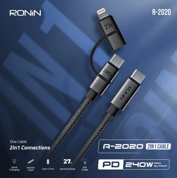 Ronin 240watt R-2020 - 2 In 1 Cable
