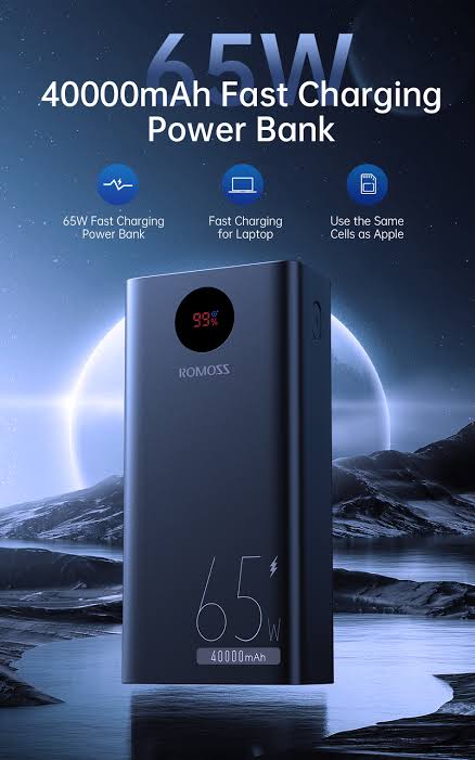 ROMOSS 65watt 40000MAH